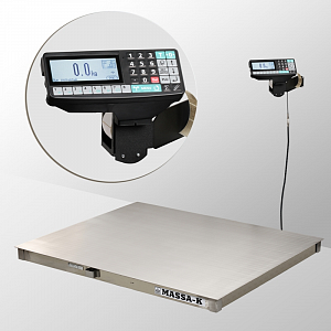 Весы платформенные с печатью этикеток 4D-PM.S-3_RP